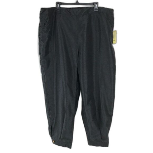NEW Kika Vargas x Target Scallop Edge Pocket Tapered Pants Women's Plus 2X Black - Picture 1 of 13